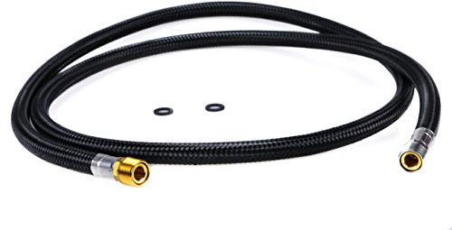 Blanco Brauseschlauch Nylon schwarz mit Dichtung 0165