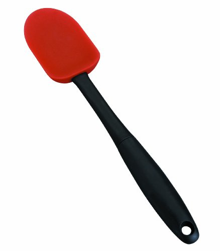 LACOR 64446 - Espátula Silicona 31 cms. - Uso Profesional y Doméstico | En silicona flexible, remueve y sirve sin rayar; ideal para cocina profesional y uso diario en casa, para tu cocina cada día