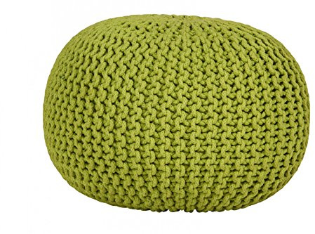 Stylefurniture Cottonball, Stoff, Kiwi, 55 x 55 x 37 cm