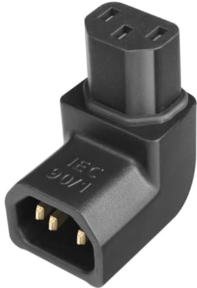 AudioQuest - Iec 90 ° - 1 Rak vinklad adapter