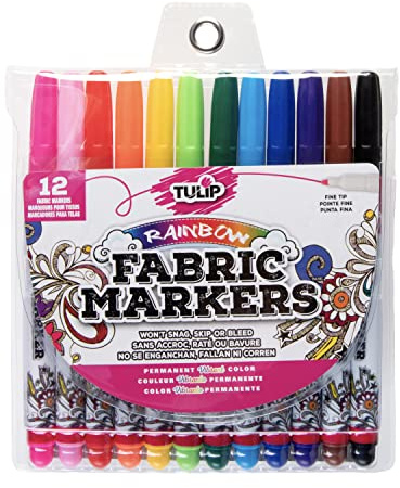 I Love To Create 26662 Tulip Fabric Markers 12/Pkg-Fine Tip