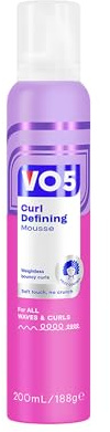 VO5 Smoothly Does it Curl Defining Mousse , 200ml