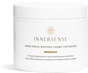 INNERSENSE Organic Beauty - Natural Inner Peace Whipped Creme Texturizer | Cruelty-Free, Clean Haircare (3.4oz)