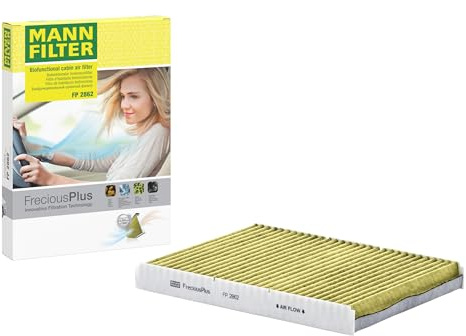MANN-FILTER FP 2862 Filtro aria cabina - FreciousPlus Filtro Antipolline Biofunzionale - per Autovetture + veicoli commeriali