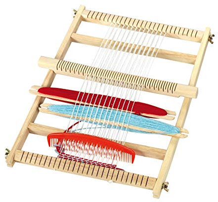 Betzold - Großer Webrahmen - 30x40 cm - Weben für Kinder und Erwachsene - Webstuhl