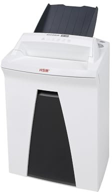 HSM SECURIO AF150 Aktenvernichter, Partikelschnitt P5, Zuverlässiger Autofeed, 35L Fassungsvermögen, Effizienter Datenschutz, Ideal für Büro