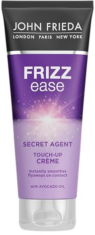 John Frieda Frizz Ease Secret Agent Touch Up Crème, 100 ml, Smoothing Cream for Frizzy, Curly Hair