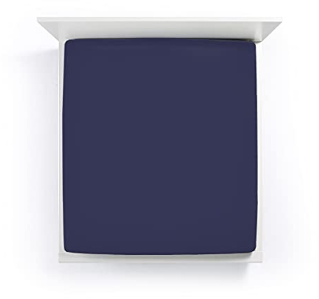 Formesse Spannbettlaken Bella Donna Single-Jersey Marine Größe 90x190 cm - 100x220 cm