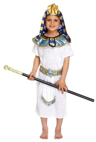 Egyptisk farao finkläder kostym utomhus prinsessa kung stor 10-12