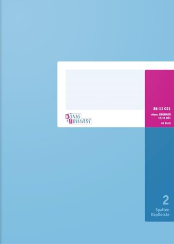 K+E Geschäftsbuch A4 2 Spalten Kopfleiste 40 Blatt