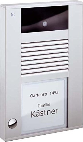AVD 1 Taste 1-reihig AP silber TCS AVD14013-0010