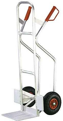 Carretilla Almacén Aluminio Rueda Neumática