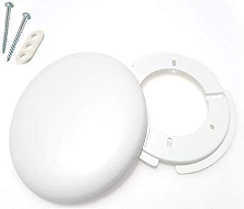 2x Lampen Abzweigdosen, Verteilerdose, weiß, superflach, Ø 130, Höhe 1,5 cm - MIT MONTAGE SET Globe Warehouse®
