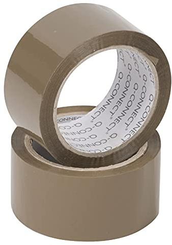 Q-Connect Bande d'emballage Marron 48 mm 50 Y