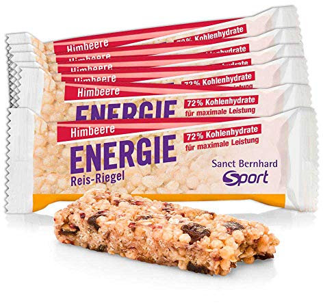 Sanct Bernhard Sport Energie Reis-Riegel Himbeere | 11er-Pack