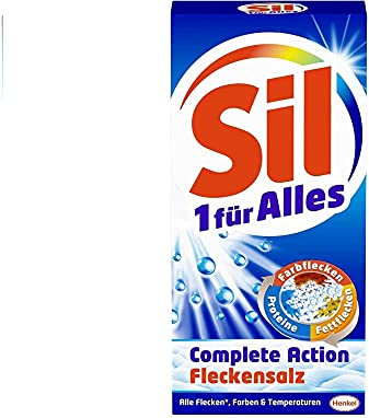 Sil 1 für Alles Complete Action Fleckensalz, 1 x 500 g, Fleckenentferner für alle Flecken, Farben und Temperaturen