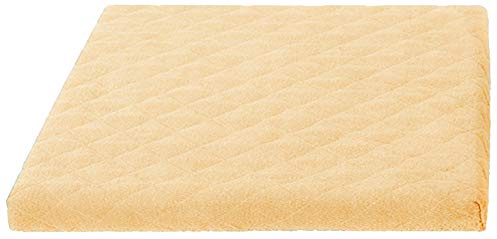 Brandsseller Waschmaschinenbezug & Trocknerbezug 60x60 cm - gepolsterter Schonbezug für Waschmaschine und Trockner – Schutzhülle mit Gummizug - Beige