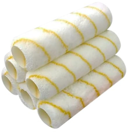 Pro Grade - Paint Roller Covers - 1/2 X 9 Inch Microfiber 6 Pack