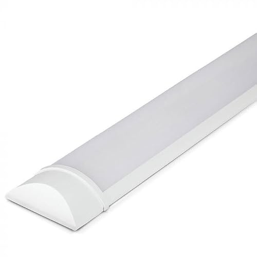 Ledvion Feuchtraumleuchte LED 60cm 15W 2400lm 4000K IP20 | Koppelbar fuer Garage Werkstatt Keller und trockene Innenraeume mit einfacher Montage