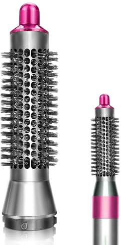 20mm kleiner runder Volumen-Bürstenaufsatz für Dyson Airwrap HS01/HS05/HS08 | Haarstyler-Zubehör Feine Borsten für mehr Volumen, für mehr Fülle & Form, für kurzes, feines Haar, Rose Red