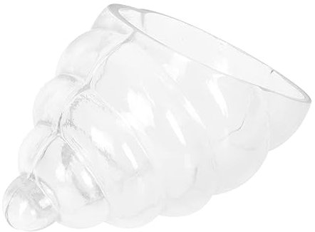 Cabilock Vaisselle Escargot Coupes De Crème Glacée Récipient à Pâtes Plat Français D'escargots Récipient Transparent Assiettes à Collation Partenaire Récipient Porte-pâtes Glace Un Verre