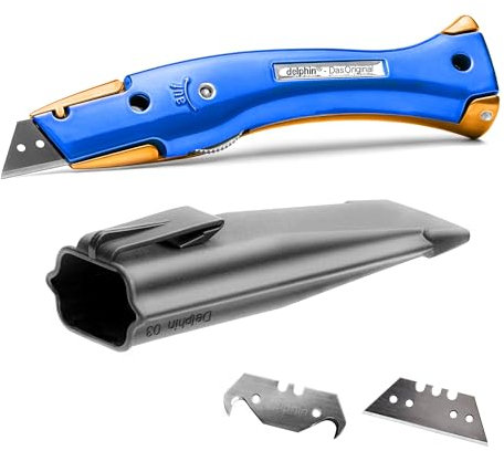 Delphin®-03 Style Edition inkl. Klingen und Kunststoffköcher Teppichmesser