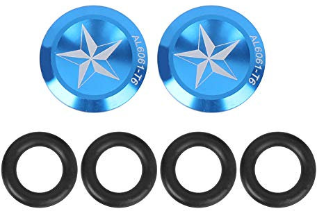 equlup Fahrrad-Lenker-Stecker, G335-Aluminiumlegierung, CNC-Fahrrad-Lenker-Stecker, Korrosionsschutz, Mountainbike-Lenker-Stecker, zusammenklappbarer Fahrrad-Griff, Lenkerenden für (G335)