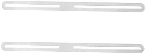 TOBBOMEY 2pezzi Giunzione Regolabile Inossidabile Per Fissaggio Recinzioni Installazione Facile e Resistente Atmosferici