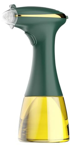 CCJHLYX Pulverizador de aceite eléctrico de 350 ml, botella de atomización uniforme recargable por USB, pulverizador de aceite portátil al aire libre para una dieta saludable, freidora de aire