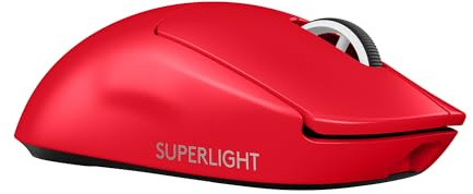 Logitech G Pro X Superlight 2 SE ratón inalámbrico para Gaming, 60 g, 5 Botones programables, Sensor de 44 000 dpi, Velocidad máxima >888 IPS, Velocidad de Respuesta de 1 kHz, USB-C, PC/Mac - Rojo
