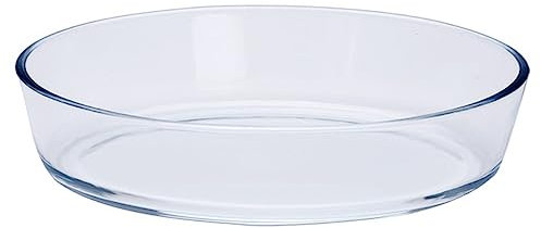 Didiseaon Baking Trays for Oven Heat Resistant Glass Pizza Plates Baking Tray Oven Accessories Smooth Surface