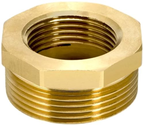 Copper Core Joint 3 Min to 4 Min to 1 Inch Reducer Inside and Outside Wire Reducer Core Thickening Adapter Fittings 1Pcs(2 Inside-4 Outside,3 Pieces)