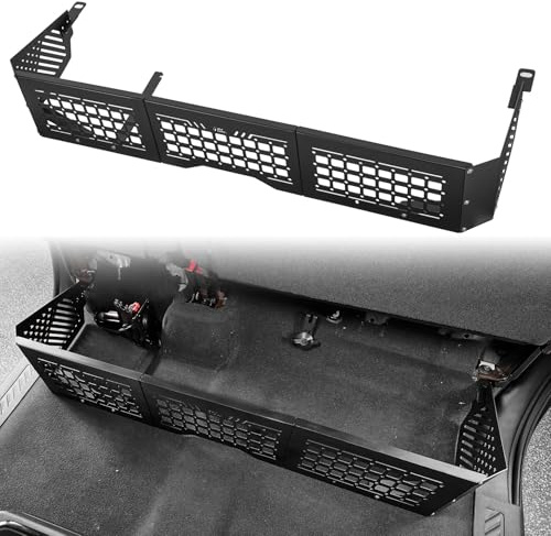 JOYTUTUS Under Seat Storage Molle Panel Compatible with Silverado/Sierra 2019-2026 1500 & 2020-2026 2500HD 3500HD, Crew Cab, Underseat Storage Truck Under Seat Molle Panels Accessories