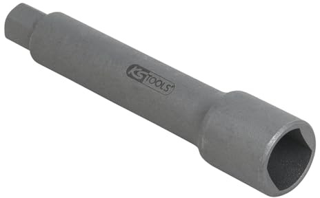 KS Tools 150.9440 10 mm Stoßdämpfer-Spezialprofil-Gegenhalter-Bit-Stecknuss, 9,0 x 12,0 mm