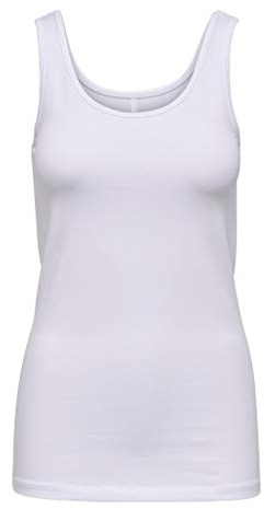 ONLY NOS Damen 15095808 Top, per Pack Weiß (White White), 36 (Herstellergröße: S)