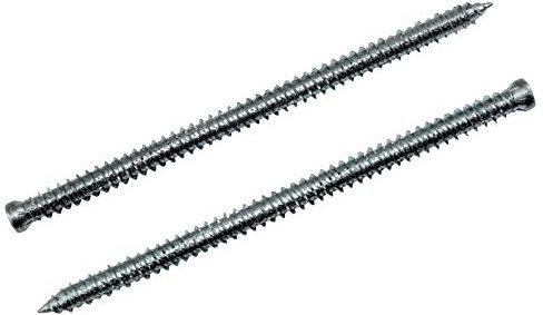 Fensterrahmenschrauben/Fensterbauschrauben 7,5x150 mm mit kleinem Kopf (25 Stück)