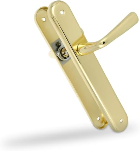 Amig - Set di Maniglie in Acciaio - Modello 252 - Misura: 250 x 40 mm - Quadrato 8 mm - Finitura: Ottone Verniciato