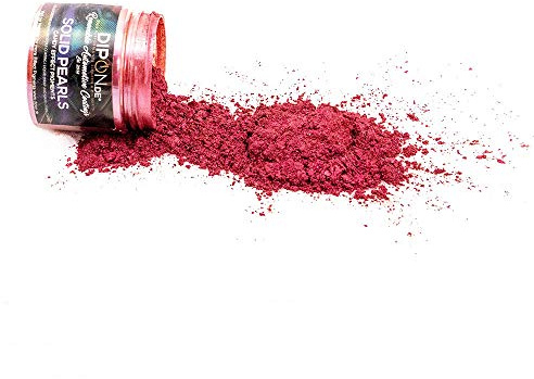 Epoxidharz Farbpigmente Kandy Red Rum Pearl für Giessharz Beton Seifenfarbe Farbpulver Nail Art UV Gel Autolack Flüssiggummi mit Metallic Perlglanz Effekt Mica Schimmer Pulver Pigmente (25 Gramm)