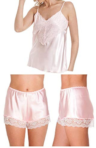 undercover underkläder dam satin kamisole kami & franska knickers storlek 10-26