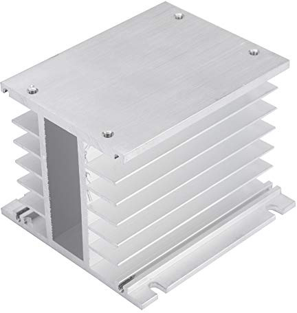 Dissipatore di calore SSR ， 11 x 10 x 10 cm Dissipatore di calore trifase in lega di alluminio Dissipatore SSR Dissipatore a stato solido Relè per relè a stato solido trifase
