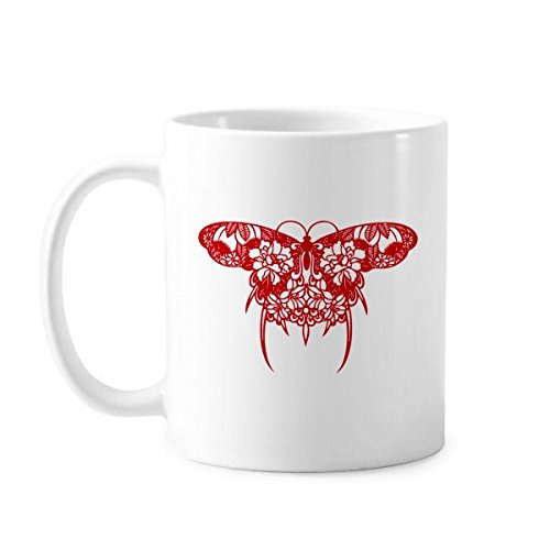 Taza de cerámica para cortar papel de cocina tradicional china, cerámica, café, porcelana