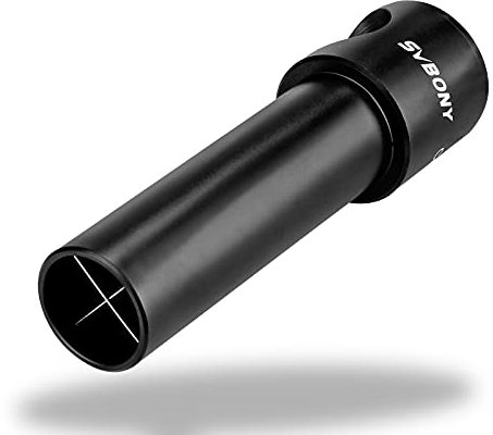 Svbony SV197 Kollimationsokular 1,25, Cheshire Kollimationsokular Aluminiumlegierung Kollimator Okulare mit Fadenkreuz, Teleskopzubehör für Newtonsche Teleskope