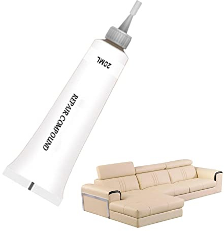 Crema Riparatrice Pelle Gel Riparazione per Pelle Nero & Bianco Divano Scarpa Pasta Riparatio Ristrutturazione Pelle Riparatore per Seggiolino Auto,Sedia,Selleria, Giacca,Scarpa