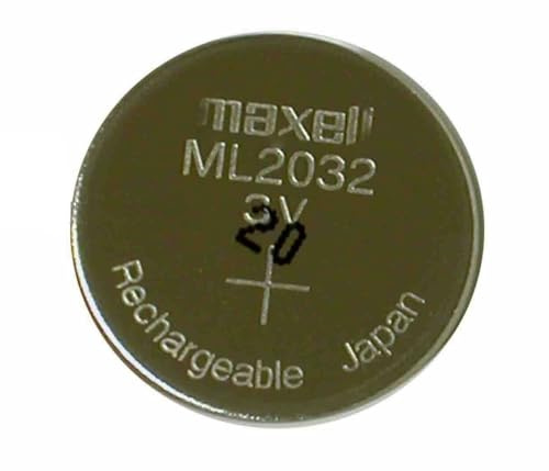 Wiederaufladbare Knopfzelle ML2032 3 V Lithium LIR2032 Ma xell