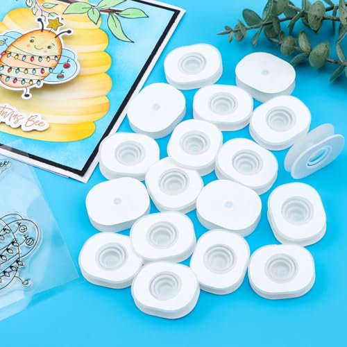 90 Pieces Standard Action Wobbles, Collapsible Self-Adhesive Springs 1.5 x 1.25 Regular Size Wobblers Movers for Card Making Add Movement to Interactive Cards Bundle Wobblers Movers DIY Scrapbooking