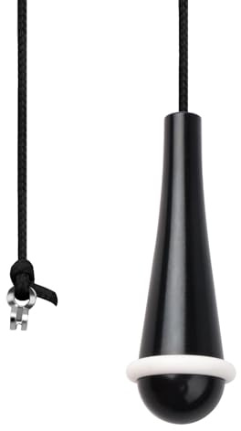 Bathroom Light Pull Cord Handle Black Teardrop Pendant with 150cm Extension | Light Pull Cord Weight Connector,Light Switch Pull Cord for Bathroom Toilet Light Ceiling Light Fan Switch
