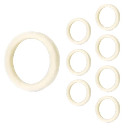Filzring - Kaffeemaschine Filzwaschmaschine, Ersatzdichtungsring für Sage, Filzspeiser unterer Burr für, Set von 8 leichten - -Ringzubehör für Ladengeschäft