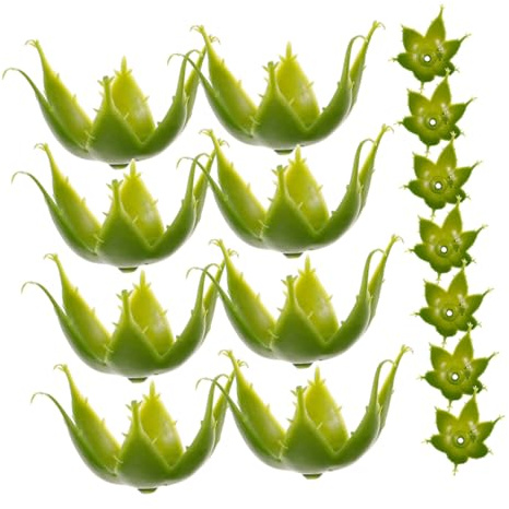Toddmomy Calices de Fleurs Artificielles 60 Pièces pour Bouquets DIY, Bases Plastiques Stables pour Décorations Maison, Accessoires Sépales Verts pour Compositions, Événements et Mariages