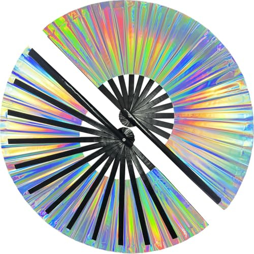 Medrialife Faltbarer Handfächer Damen – Tragbarer Handventilator & Hand Fan für Sommer, Reisen & Feste – Hand Fans for Women Foldable