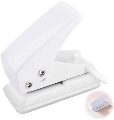 Mini perforador monotrpo, máquina de hoja compacta para oficina, hogar y escuela, punzonadora de papel, encuadernación de archivos, álbumes de fotos, scrapbooking